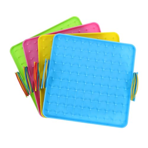 iplusmile 4 Stück Teiliges Set Doppelseitige Geoboards Gelb Grün Blau und Vielseitige Mathe Lernhilfe für Fördert Geometrisches Verständnis für Gruppenarbeit und Kooperatives Lernen im iplusmile 4 Stück Teiliges Set Doppelseitige Geoboards Gelb Grün Blau und Vielseitige Mathe Lernhilfe für Fördert Geometrisches Verständnis für Gruppenarbeit und Kooperatives Lernen im von iplusmile