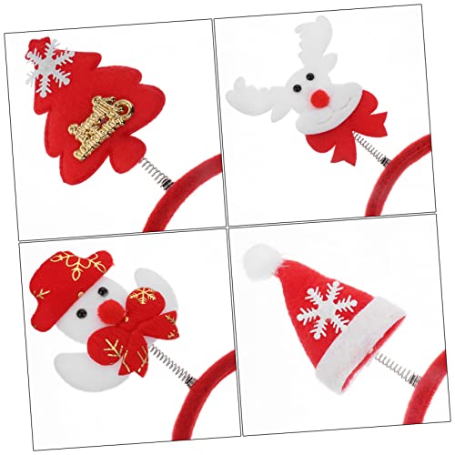 iplusmile 4 Stück Teiliges Weihnachts Haarreif für Leichtes Langlebiges Material mit Schneemann Rentier Weihnachtsmütze und Weihnachtsbaum Bequemer Haarschmuck für Festliche Auftritte und iplusmile 4 Stück Teiliges Weihnachts Haarreif für Leichtes Langlebiges Material mit Schneemann Rentier Weihnachtsmütze und Weihnachtsbaum Bequemer Haarschmuck für Festliche Auftritte und von iplusmile