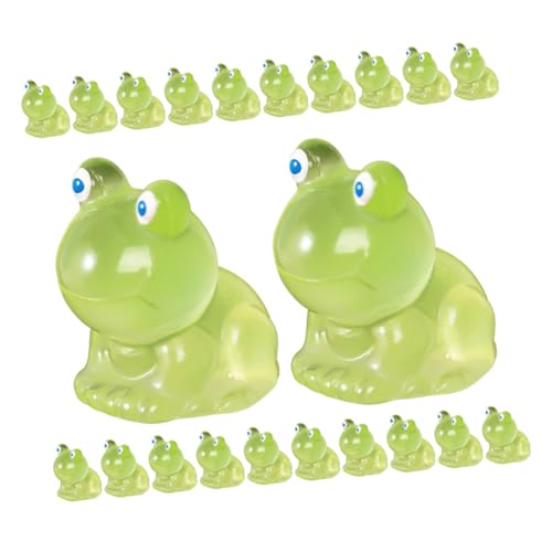 iplusmile 40 Stück Kleine Froschverzierung Im Dunkeln Leuchtender Frosch Miniaturfrösche Miniatur-Frosch-bastelarbeiten Landschaftsornamente Mini-froschdekorationen Für Den Tisch Harz Green iplusmile 40 Stück Kleine Froschverzierung Im Dunkeln Leuchtender Frosch Miniaturfrösche Miniatur-Frosch-bastelarbeiten Landschaftsornamente Mini-froschdekorationen Für Den Tisch Harz Green von iplusmile