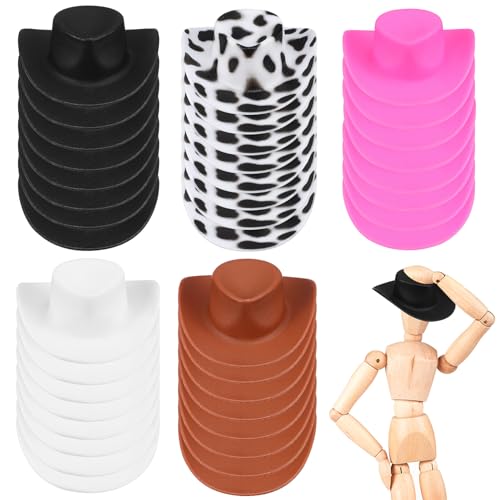 iplusmile 40Stücke Cowboy Hüte Plastik Puppenhüte für DIY Dekoration Puppenhaus Zubehör und Kuchen Dekorations Farben iplusmile 40Stücke Cowboy Hüte Plastik Puppenhüte für DIY Dekoration Puppenhaus Zubehör und Kuchen Dekorations Farben von iplusmile