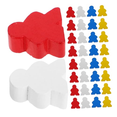iplusmile 40Stücke Schachfiguren Holz für Brettspiele Ersatzteile für Klassenzimmer Einzigartiges Formdesign für Verbessertes Spielerlebnis iplusmile 40Stücke Schachfiguren Holz für Brettspiele Ersatzteile für Klassenzimmer Einzigartiges Formdesign für Verbessertes Spielerlebnis von iplusmile