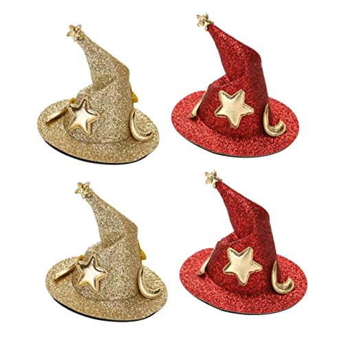iplusmile 4Stücke Halloween Hexenhut Haarklammern Kostüm Haarschmuck für Cosplay Partys Dekoration für Halloween Feiern für Erwachsene iplusmile 4Stücke Halloween Hexenhut Haarklammern Kostüm Haarschmuck für Cosplay Partys Dekoration für Halloween Feiern für Erwachsene von iplusmile