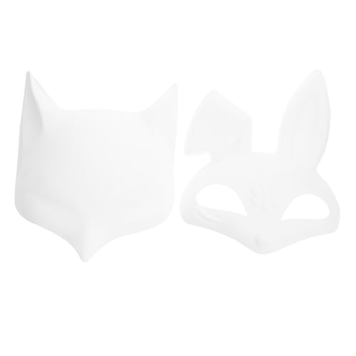 iplusmile 4Stücke Leere Masken zum Selbergestalten DIY und Hasenmasken aus Unbemalt für Karneval und Partys für Kreative Kunstprojekte und Theateraufführungen iplusmile 4Stücke Leere Masken zum Selbergestalten DIY und Hasenmasken aus Unbemalt für Karneval und Partys für Kreative Kunstprojekte und Theateraufführungen von iplusmile