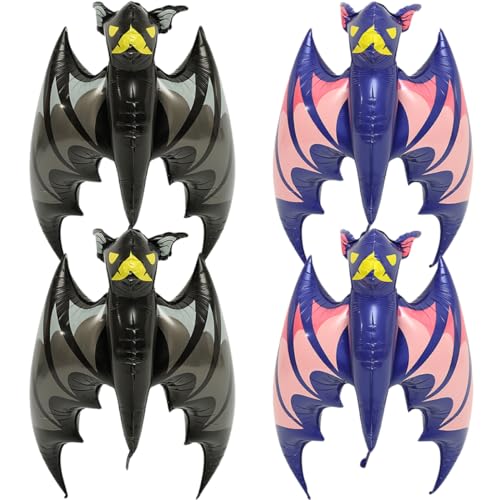 iplusmile 4Stücke Teiliges Halloween Ballon Aufblasbare Fledermaus aus Aluminiumfolie Dekorative Horror Requisite für Partys Garten und Veranstaltungen und Langlebig iplusmile 4Stücke Teiliges Halloween Ballon Aufblasbare Fledermaus aus Aluminiumfolie Dekorative Horror Requisite für Partys Garten und Veranstaltungen und Langlebig von iplusmile