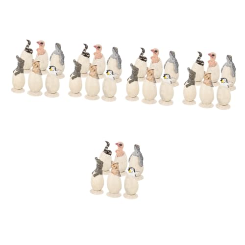 iplusmile 5 Sätze Brutei-modell Kleinkindspielzeug Tierspielzeug Pinguin-ei- Tiermodell Tier-eier- Für Schlüpfende Tiere Dinosaurier-ei- Harz 6 Stück * 5 von iplusmile