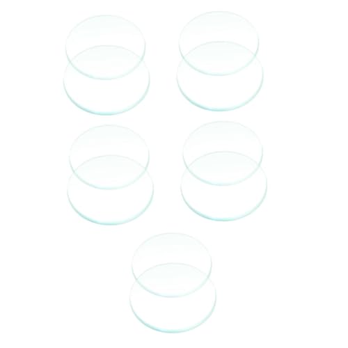 iplusmile 5 Sätze Optische Konvexe Linse Bikonvexe Linse Optische Linse Objektiv Für Physikunterricht Konvexe Scheibe Brille Optisch Lupe Konvexe Linse Klein Glas Transparent 2 Stück * 5 von iplusmile