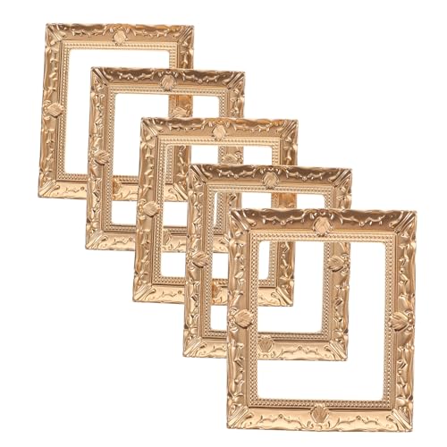 iplusmile 5 Stück Miniatur-bilderrahmenmodell Mini-schmuck-präsentationsrahmen Kleiner Antiker Fotorahmen Antiker Puppenhausrahmen Puppenhaus-malrahmen Puppenhaus-bilderrahmen Roségold Harz iplusmile 5 Stück Miniatur-bilderrahmenmodell Mini-schmuck-präsentationsrahmen Kleiner Antiker Fotorahmen Antiker Puppenhausrahmen Puppenhaus-malrahmen Puppenhaus-bilderrahmen Roségold Harz von iplusmile