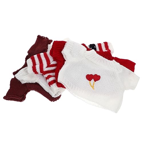 iplusmile 5 Stück Teiliges Puppenbekleidungs aus Weichem Wollgarn Kleine Leichte Pullover für Vielseitiges Puppenkostüm für Geburtstag und Festtage Fördert Kreative Rollenspiele iplusmile 5 Stück Teiliges Puppenbekleidungs aus Weichem Wollgarn Kleine Leichte Pullover für Vielseitiges Puppenkostüm für Geburtstag und Festtage Fördert Kreative Rollenspiele von iplusmile