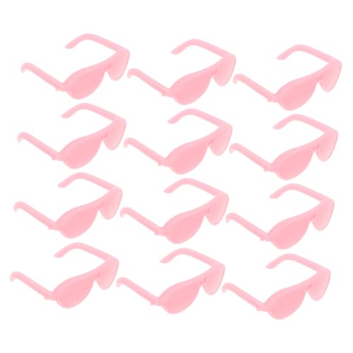 iplusmile 50 Stück Mini Kunststoff Puppenbrillen Leichte Sonnenbrillen Puppenzubehör Strapazierfähige Plastikbrillen für Puppenhaus Dekoration und DIY Bastelprojekte von iplusmile