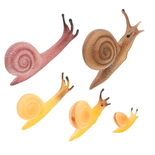 iplusmile 5Stücke Simulation Schneckenfiguren Teiliges Realistische Tiermodelle Für Kreative Kinderspiele Und Dekoration Für Garten Und Pädagogisches Fantasie iplusmile 5Stücke Simulation Schneckenfiguren Teiliges Realistische Tiermodelle Für Kreative Kinderspiele Und Dekoration Für Garten Und Pädagogisches Fantasie von iplusmile