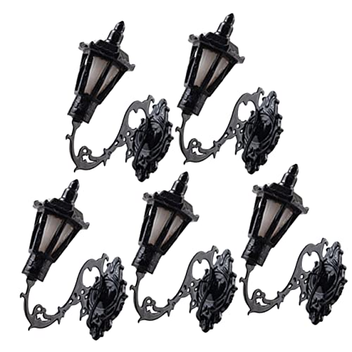 iplusmile Miniatur Wandlampe 5 Stücke für Kleiner Häuser Kompakte Sandtisch Dekoration Simulierte Mikro Landschaftslicht Puppenhaus Wandleuchte Warmes Licht iplusmile Miniatur Wandlampe 5 Stücke für Kleiner Häuser Kompakte Sandtisch Dekoration Simulierte Mikro Landschaftslicht Puppenhaus Wandleuchte Warmes Licht von iplusmile