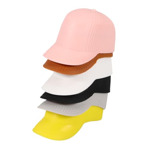 iplusmile 6 Stück Baseball Cap Toy Miniaturpuppenhaus -Baseballkappen kleine Zylinder zum Basteln Minihut zum Basteln Miniaturhüte Mini-Hut Mini-Zylinder-Miniatur winzige Hüte Plastik iplusmile 6 Stück Baseball Cap Toy Miniaturpuppenhaus -Baseballkappen kleine Zylinder zum Basteln Minihut zum Basteln Miniaturhüte Mini-Hut Mini-Zylinder-Miniatur winzige Hüte Plastik von iplusmile