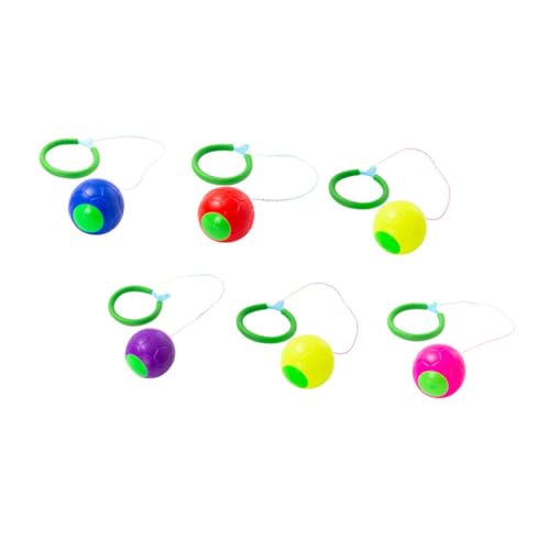 iplusmile 6 Stück Hüpfbälle Outdoor Für Sportbälle Fitnessgeräte Für Springbälle Sprungspielzeug Sprungknöchelball Übungsspielzeug Für Sportspielzeug Pp von iplusmile