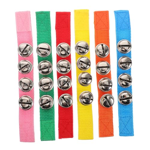 iplusmile 6 Stück Kleines Handgelenk-glockenspielzeug Für Glockenarmband Babyglocken Handgelenkglocken Für Hand-Auge-koordinationsspielzeug Kleine Glocken Stoff iplusmile 6 Stück Kleines Handgelenk-glockenspielzeug Für Glockenarmband Babyglocken Handgelenkglocken Für Hand-Auge-koordinationsspielzeug Kleine Glocken Stoff von iplusmile