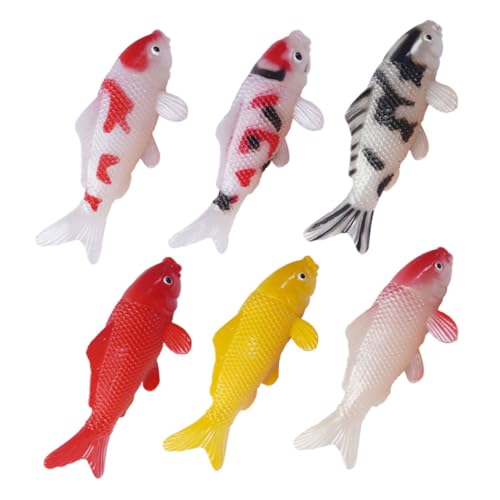 iplusmile 6 Stück Koi-Fisch-Modell Fischtankdekoration Fischstatue Im Innenbereich Koi- Fotografie Miniaturfisch Koi-Fisch-Figur Künstliches Tier Winzige Figuren Fischmodelle PVC iplusmile 6 Stück Koi-Fisch-Modell Fischtankdekoration Fischstatue Im Innenbereich Koi- Fotografie Miniaturfisch Koi-Fisch-Figur Künstliches Tier Winzige Figuren Fischmodelle PVC von iplusmile