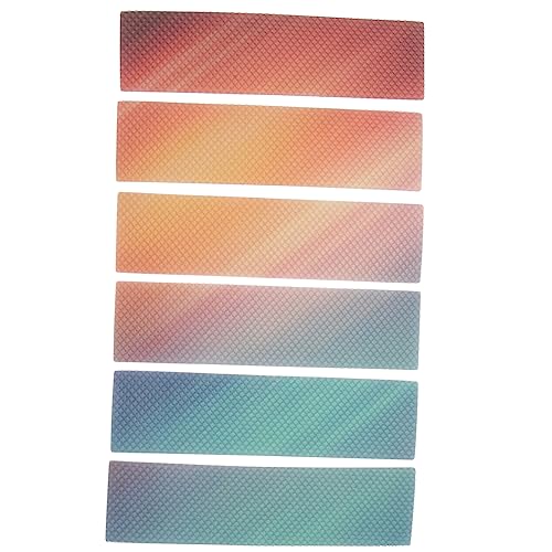 iplusmile 6 Stück Sensorische Aufkleber mit Rauer Textur Bunte Streifen Selbstklebend und Stresslösend für Unruhige und Entspannung im Alltag iplusmile 6 Stück Sensorische Aufkleber mit Rauer Textur Bunte Streifen Selbstklebend und Stresslösend für Unruhige und Entspannung im Alltag von iplusmile