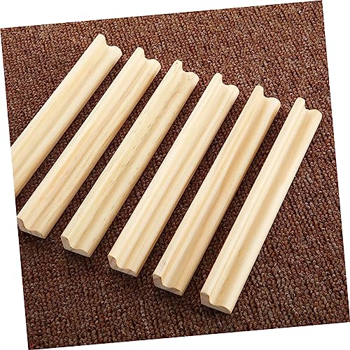 iplusmile 6 Stück Teiliges Holz Domino Ständer Stabile Natürliche Holzhalter für DIY Domino und Buchstaben Leichter Organizer für Spielsteine und Bastelbedarf Langlebig und Praktisch von iplusmile