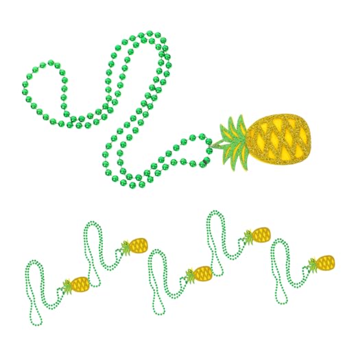 iplusmile 6 Teiliges Hawaii Party Halsketten Set Hawaii Mittelstück Dekoration Ananas Anhänger Halskette Geburtstagsparty Ananas Halskette Hawaii Luau Party Dekorationen von iplusmile