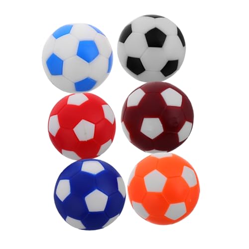 iplusmile 6 Teiliges Tischfußball Zubehör Tischfußball Minibälle Tischfußballbälle Fußballspielzeug Fußball Trainingsset Fußball Mittelstück Stöcke Für Die Hüften von iplusmile