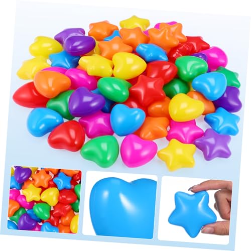 iplusmile 60 Stück Teiliges Bunter Herz und Stern Ozeanbälle Dickwandige Spielbälle für Indoor Pool Kinderparty und Motorische Glatte Oberfläche Sicheres Partyspielzeug iplusmile 60 Stück Teiliges Bunter Herz und Stern Ozeanbälle Dickwandige Spielbälle für Indoor Pool Kinderparty und Motorische Glatte Oberfläche Sicheres Partyspielzeug von iplusmile