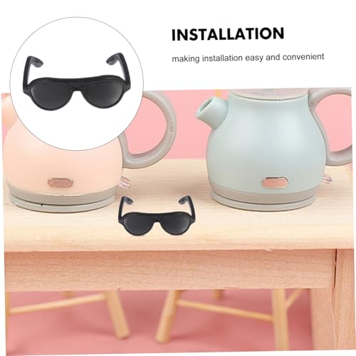 iplusmile 60 Stück Teiliges Mini Sonnenbrillen für Puppen Kleine Brillen aus Stabilem Farbecht und Präzise Gefertigt für DIY Basteln und Puppen Accessoires von iplusmile