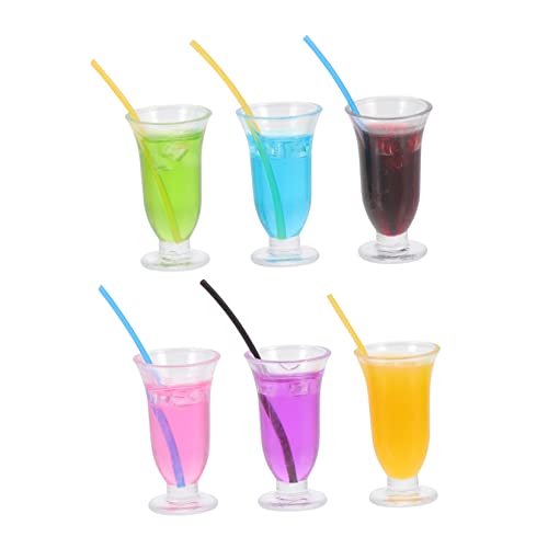 iplusmile 6Stücke Cocktail Modelle Teiliges Dekorative Saftverzierungen für Puppenhäuser aus Hochwertigem Harz Tragbar und Leicht für Kreatives und Mikrolandschaften iplusmile 6Stücke Cocktail Modelle Teiliges Dekorative Saftverzierungen für Puppenhäuser aus Hochwertigem Harz Tragbar und Leicht für Kreatives und Mikrolandschaften von iplusmile