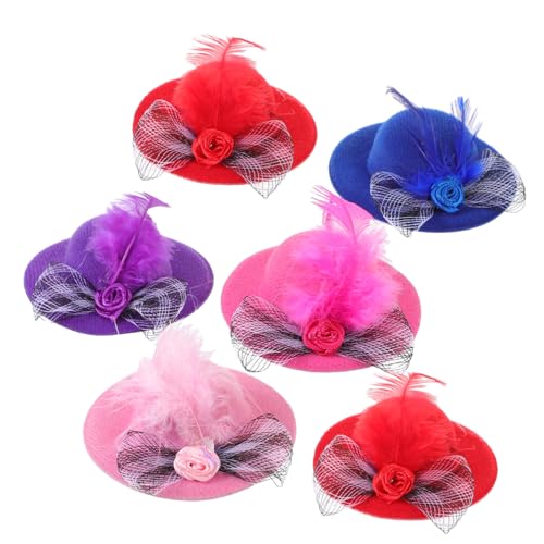 iplusmile 6Stücke Kleine Minihüte Teiliges Farbenfroher Puppenaccessoires für Kreative DIY Teeparty Outfits Leicht Langlebig für Puppendekoration und Bastelprojekte iplusmile 6Stücke Kleine Minihüte Teiliges Farbenfroher Puppenaccessoires für Kreative DIY Teeparty Outfits Leicht Langlebig für Puppendekoration und Bastelprojekte von iplusmile