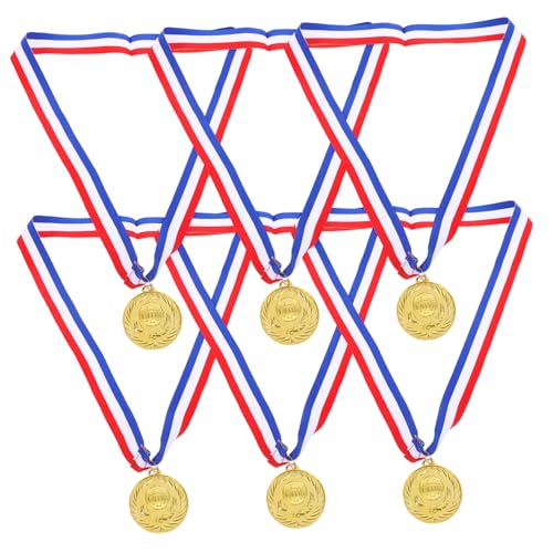 iplusmile 6Stücke Sportmedaille für Künstliche Auszeichnungsmedaille für Wettkämpfe und Schulsportveranstaltungen zur Ehrung von Teilnehmern und Gewinnern iplusmile 6Stücke Sportmedaille für Künstliche Auszeichnungsmedaille für Wettkämpfe und Schulsportveranstaltungen zur Ehrung von Teilnehmern und Gewinnern von iplusmile