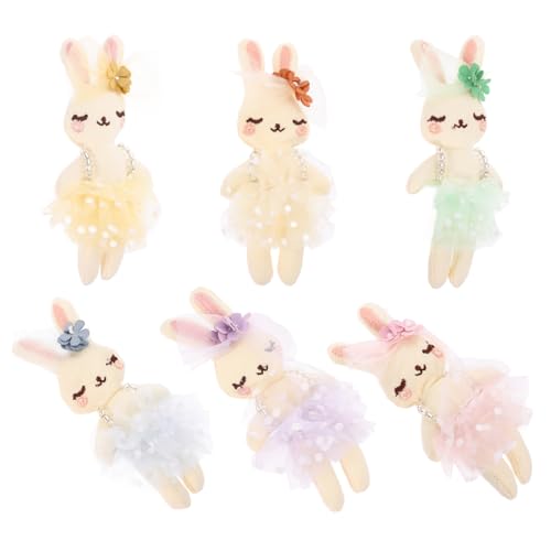iplusmile 6Stücke Teiliges Kaninchenplüschspielzeug DIY Dekoration für Ostern Bastelarbeiten Kleidung und Accessoires Handgefertigte Weiche Hasenornamente iplusmile 6Stücke Teiliges Kaninchenplüschspielzeug DIY Dekoration für Ostern Bastelarbeiten Kleidung und Accessoires Handgefertigte Weiche Hasenornamente von iplusmile