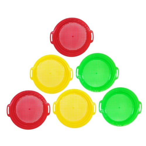 iplusmile 6Stücke Teiliges Sandsieb für Interaktives Sandspielzeug und Robustes Kunststoffmaterial für Stundenlangen Spielspaß Am Strand Schätzen iplusmile 6Stücke Teiliges Sandsieb für Interaktives Sandspielzeug und Robustes Kunststoffmaterial für Stundenlangen Spielspaß Am Strand Schätzen von iplusmile