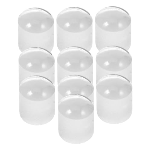 iplusmile 6st Projektionschiplinse Mikrochip Lupe Physikalisches Optisches Experiment Leere Objektträger Wissenschaftliche Experimentierkästen Wissenschaftliche Aktivitäten Transparent Glas von iplusmile