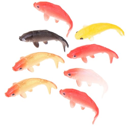 iplusmile 8 Stück Miniatur-Fisch-Requisiten, Koi Fische Spielzeug, Puppenhaus Aquarium Dekoration, Bunte Miniatur Fische, Mixed Style iplusmile 8 Stück Miniatur-Fisch-Requisiten, Koi Fische Spielzeug, Puppenhaus Aquarium Dekoration, Bunte Miniatur Fische, Mixed Style von iplusmile