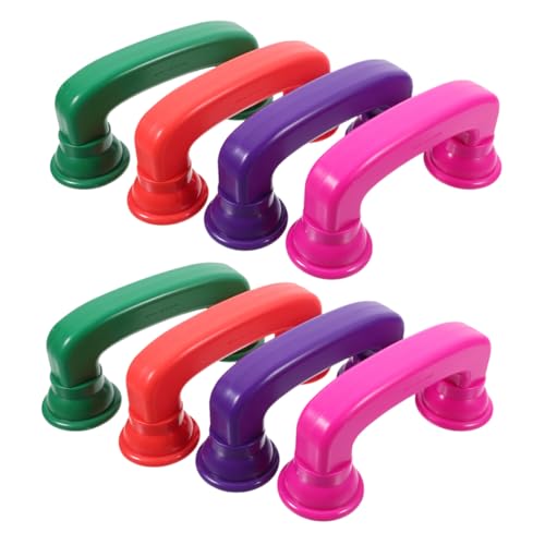 iplusmile 8 Stück Spielzeuge mit akustischem Feedback Spielzeugmobiltelefon Kleinkind Flüstertelefon- aus Kunststoff Phonetik-Telefon farbiges lustiges Abs von iplusmile