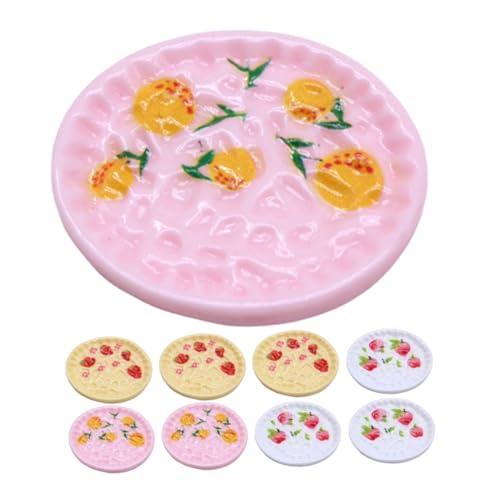 iplusmile 9-teiliges Mini-hauszubehör, Kleine Teller, Dekoration Für Puppenhaus, Mini-tablett, Spielzeug, Kleine Tellerdekorationen, Detailreiches Kuchenmodell Für Fotografie-Requisiten Und iplusmile 9-teiliges Mini-hauszubehör, Kleine Teller, Dekoration Für Puppenhaus, Mini-tablett, Spielzeug, Kleine Tellerdekorationen, Detailreiches Kuchenmodell Für Fotografie-Requisiten Und von iplusmile