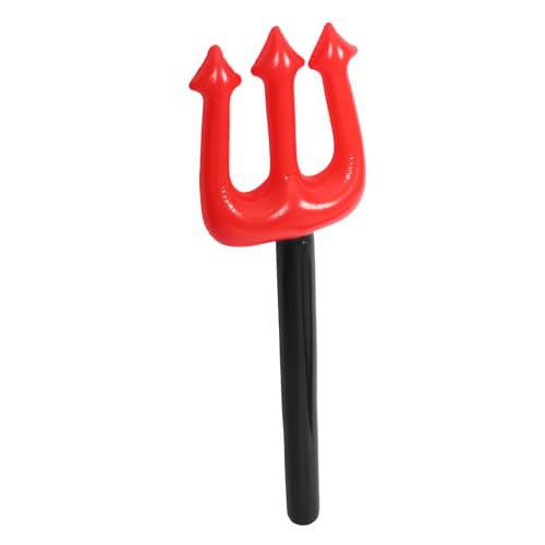 iplusmile Aufblasbare Teufelsgabel aus Rote Halloween Requisite für Partys Tragbares für Erwachsene Dekoration für Mottopartys und Veranstaltungen Leicht von iplusmile