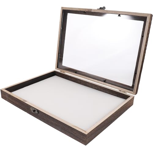 iplusmile Box für Insektenproben, Pflanzenterrarium, Foto, Insekten, rustikal, Kinder, Metallknopf von iplusmile