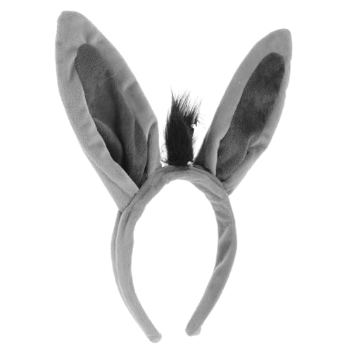 iplusmile Cosplay Esel Ohren Haarreif aus Bequem Verstellbar für Kostüm Karneval Party Maskerade und Themenfeier Erwachsene von iplusmile