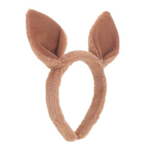 iplusmile Cosplay Tierohren Haarreif Damen Kopfband Kostüm Accessoire für Party Bequemes Langlebiges Stirnband Dunkelbraun für Mädchen und Frauen iplusmile Cosplay Tierohren Haarreif Damen Kopfband Kostüm Accessoire für Party Bequemes Langlebiges Stirnband Dunkelbraun für Mädchen und Frauen von iplusmile