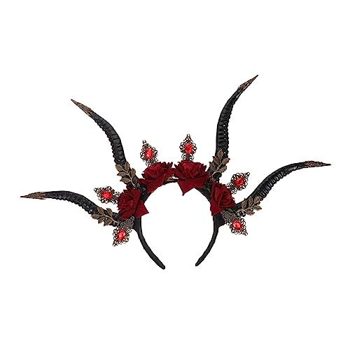 iplusmile Devil Horn Haarreif aus Hochwertigem Kunststoff Leichtes Halloween Party Kopfschmuck mit Kreativen Teufelshörnern Bequemes Stirnband für Karneval und Festival iplusmile Devil Horn Haarreif aus Hochwertigem Kunststoff Leichtes Halloween Party Kopfschmuck mit Kreativen Teufelshörnern Bequemes Stirnband für Karneval und Festival von iplusmile