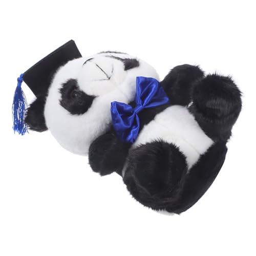 iplusmile Doktorhut Puppe Plüsch Panda Gefüllt Für Den Kindergarten Abschlussfeier Kinderspielzeug Abschluss Bär Puppe Abschlussgeschenk Baumwolle von iplusmile