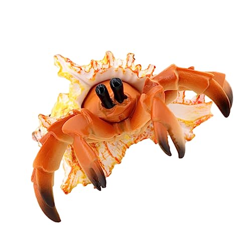 iplusmile Einsiedlerkrebs- Plastischer Pagurianer Simulation Einsiedlerkrebs Pagurische Statue Pagurisches Aus Kunststoff Simulation Meerestier Plastik von iplusmile