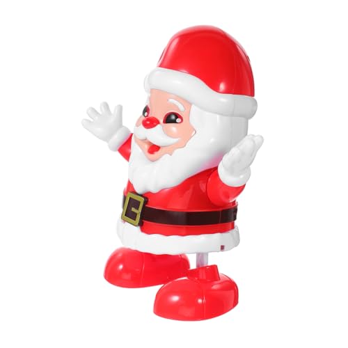 iplusmile Elektrischer Tanzender Weihnachtsmann aus Kunststoff Robust für Weihnachtsdeko Büro Tisch Balkon Auto Weihnachtsfeier von iplusmile