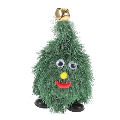 iplusmile Elektrisches Weihnachtsbaum mit Schwingenden Beinen Wackelnde Xmas Deko für Erwachsene Kompakt Leicht Automatische Laufbewegung Vielseitig als Festliche Weihnachtsdekoration von iplusmile