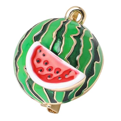 iplusmile Früchte Brosche Stifte Cartoon Früchte Futter Brosche Süße Wassermelon Emaille Pin Für Frauen Sommerbekleidung Anzug Kleid Schmuckzubehör Accessoires von iplusmile