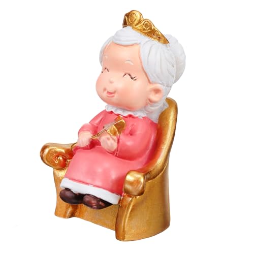 iplusmile Goldene Hochzeit Cake Topper Großeltern Figur Resin Tortendeko Vivid Valentinstag Kleines Hochzeitstorte Dekoration von iplusmile