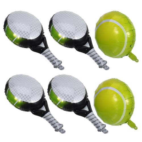 iplusmile Tennis Party Dekorationen: 6 Stück Grüne Tennisballons Tennisballschläger Luftballon Geburtstagsdeko Tennis Für Sport-Geburtstagsdeko-Partyzubehör,18 Zoll iplusmile Tennis Party Dekorationen: 6 Stück Grüne Tennisballons Tennisballschläger Luftballon Geburtstagsdeko Tennis Für Sport-Geburtstagsdeko-Partyzubehör,18 Zoll von iplusmile