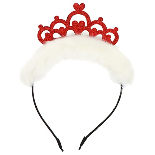 iplusmile Haarreif Weihnachtskrone Rot Leichtes Sicheres Haarschmuck Mädchen Modisches Stirnband für Festliche Partys Geburtstage und Foto Requisiten Langlebig iplusmile Haarreif Weihnachtskrone Rot Leichtes Sicheres Haarschmuck Mädchen Modisches Stirnband für Festliche Partys Geburtstage und Foto Requisiten Langlebig von iplusmile