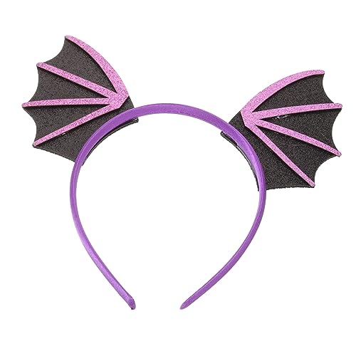 iplusmile Halloween Fledermaus Stirnband mit Flügeln aus Leichtes Komfortables Kopfschmuck für Damen und Teens Geeignet für Halloween Party Fotoshootings und Festliche Anlässe von iplusmile
