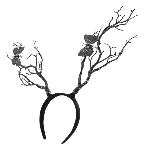 iplusmile Halloween Kopfschmuck Geweih Haarreif aus Silikonleichte Baumzweige Bequem und Kratzfrei Damen Stirnband für Kostüm Cosplay Party Festtagsdeko iplusmile Halloween Kopfschmuck Geweih Haarreif aus Silikonleichte Baumzweige Bequem und Kratzfrei Damen Stirnband für Kostüm Cosplay Party Festtagsdeko von iplusmile