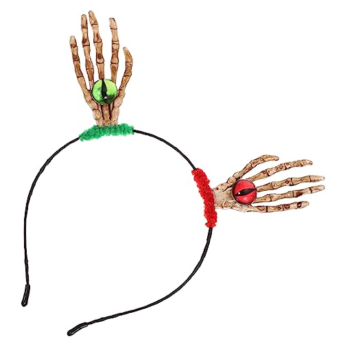 iplusmile Halloween Schädelstirnband mit Gruselige Kopfbedeckung für Partys Neuartige Haaraccessoires für Perfektes Festivalzubehör für Erwachsene von iplusmile